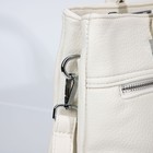 Сумка женская на молнии, цвет белый - фото 22230977