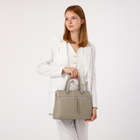 Сумка женская на молнии, цвет серый 9645771