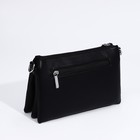 Сумка женская на молнии, цвет чёрный - фото 53590426