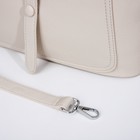 Сумка женская на молнии, цвет молочный - Фото 7