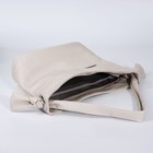 Сумка женская на молнии, цвет молочный - Фото 8