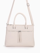 Сумка женская на молнии, цвет молочный 9691230