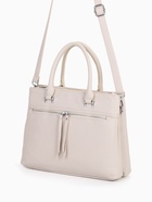 Сумка женская на молнии, цвет молочный 9691230