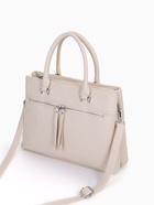 Сумка женская на молнии, цвет молочный 9691230