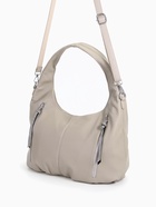 Сумка женская на молнии, цвет серый - фото 22231179