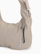 Сумка женская на молнии, цвет серый - фото 22231180