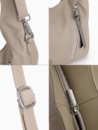 Сумка женская на молнии, цвет серый - фото 22231181