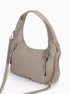 Сумка женская на молнии, цвет серый - фото 22231183