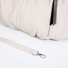 Сумка женская на молнии, цвет молочный 9692076