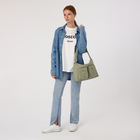 Сумка женская на молнии, цвет светло-зелёный 9692095