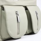 Сумка женская на молнии, цвет светло-зелёный 9692095