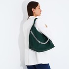 Сумка женская на молнии, цвет зелёный 9692808