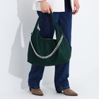 Сумка женская на молнии, цвет зелёный 9692808