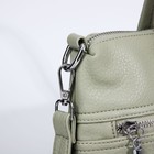 Сумка женская на молнии, цвет светло-зелёный 9693133