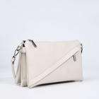 Сумка кросс-боди на молнии, цвет молочный - фото 22231261
