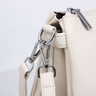 Сумка кросс-боди на молнии, цвет молочный - фото 22231263