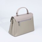 Сумка-мессенджер на магнитах, наружный карман, длинный ремень, цвет хаки/бежевый - фото 22231268