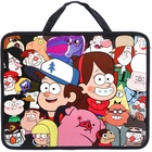 Папка пластиковая с ручками А4, на молнии, 7.5×33×26 см, «Гравити Фолз» - Фото 6