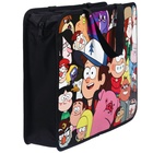 Папка пластиковая с ручками А4, на молнии, 7.5×33×26 см, «Гравити Фолз» - Фото 3