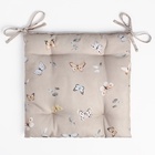 Подушка Этель Butterflies 42×42 см, 100% хл, рогожка 186 г/м² - Фото 5