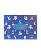 Альбом для рисования Calligrata «Корги» А4, 32 листа на скрепке, обложка мелованная бумага 120 г/м², внутренний блок офсет 100 г/м² - Фото 2