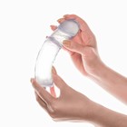 Фаллоимитатор реалистичный, гелевый, прозрачный, 16.5×3.8 см - Фото 3