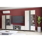 Тумба под ТВ Отис, 1650х400х504, Дуб крафт серый/Антрацит - фото 12955659