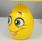 Настольная лампа "Веселый смайлик" Е14 15Вт желтый 20х20х33 см RISALUX - Фото 5