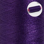 Нитки 40/2, 200 м, цвет тёмно-фиолетовый №198 - фото 10504932