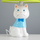 Настольная лампа "Котенок" Е14 15Вт белый  20х20х32 см RISALUX - Фото 4