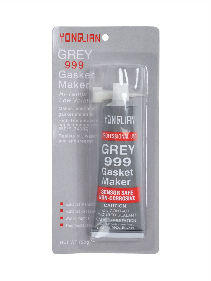 Герметик прокладок, силиконовый, 50 г, серый - Фото 1