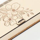 Шкатулка "Цветы" 17х8,5х3,5 см 9605157 - фото 16988920