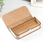 Шкатулка-купюрница «Для лучших открытий», подарочная, заготовка для творчества, 17×8.5×3 см - фото 30800015