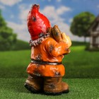 Садовая фигура "Гном с бревнами в очках" 40см - фото 22232907
