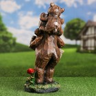 Садовая фигура "Медвежата с табличкой - Welcome" 46см - Фото 3