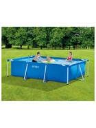 УЦЕНКА Бассейн каркасный Rectangular Frame, 300×200×75 см, от 6 лет, прямоугольный, 28272NP INTEX 9699576