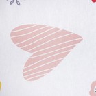 Простыня на резинке 1.5-спальная «Этель» Flower garden, 140×200+25, бязь 9544385