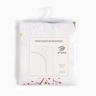 Простыня на резинке 1.5-спальная «Этель» Flower garden, 140×200+25, бязь 9544385