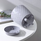 Горшок для растений с прикорневым поливом «Румба», 1.5 л, пластик, цвет серый шёлк - Фото 4