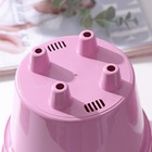 Кашпо со вставкой «Клевер», 3,2 л, d=17,5 см, h=16 см, цвет пионовый - Фото 4