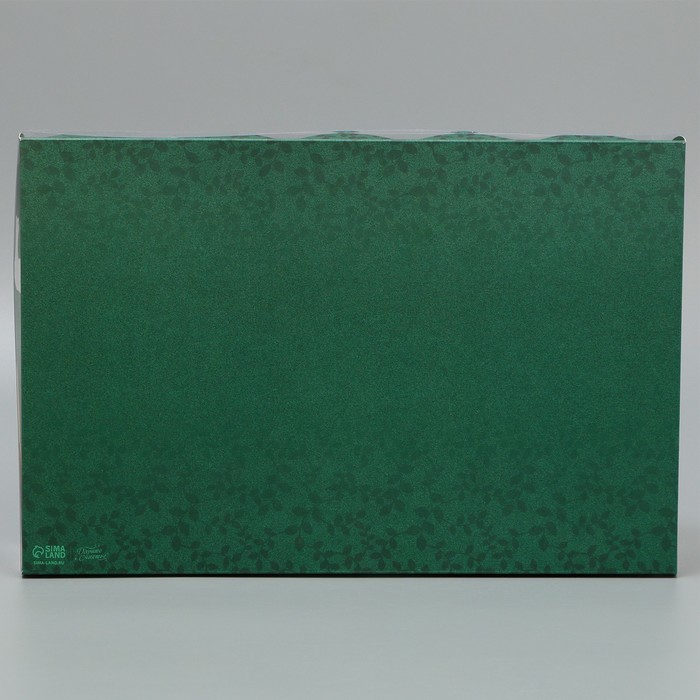 Коробка подарочная с PVC-крышкой, кондитерская упаковка «Дорогому учителю», 20 х 30 х 8 см - фото 1907725680