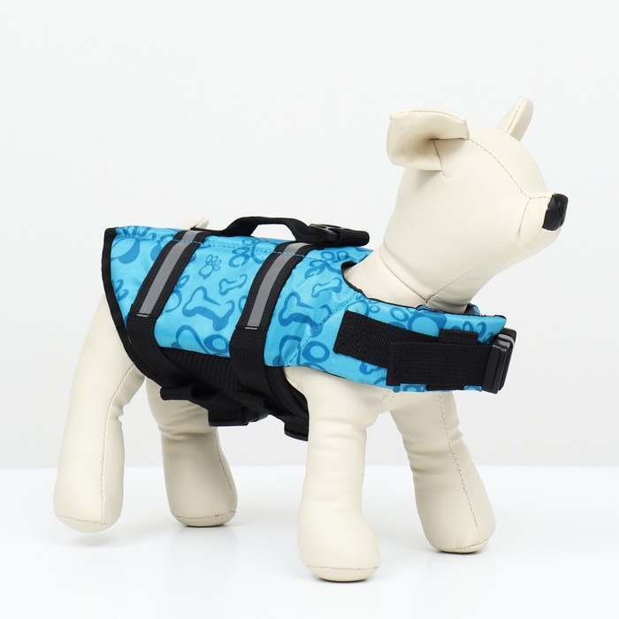 Спасательный жилет для собак 3-7 кг, размер XS (ДС 21, ОГ 30-42, ОШ 25-35 см) - Фото 1