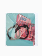 Серьги акриловые «Наручники», чёрные в серебре - Фото 6