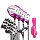 Набор клюшек для гольфа "Victor" PGM, 12 шт, для девушек, сумка в комплекте - фото 10507674