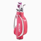 Набор клюшек для гольфа "Victor" PGM, 12 шт, для девушек, сумка в комплекте - фото 6921471