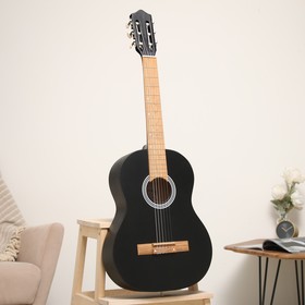 Классическая гитара "M-303-BK" черная, мензура 650, 6 струн