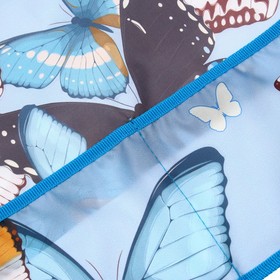 Фартук для труда 490 х 390 мм, (рост 116-146), ФДТ-3 BUTTERFLIES, голубой