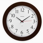 Часы настенные, серия: Классика, плавный ход, d-30.5 см, коричневые - фото 10507813