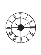Часы настенные, серия: Лофт, плавный ход, d-45 см, черные - Фото 1