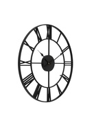 Часы настенные, серия: Лофт, плавный ход, d-45 см, черные - Фото 2